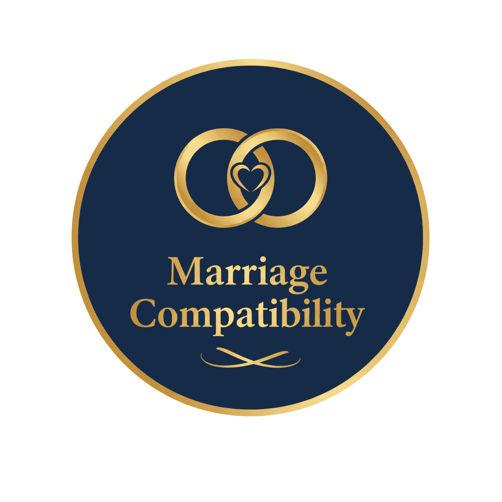 Two intertwined rings symbolizing marriage compatibility in Vedic astrology